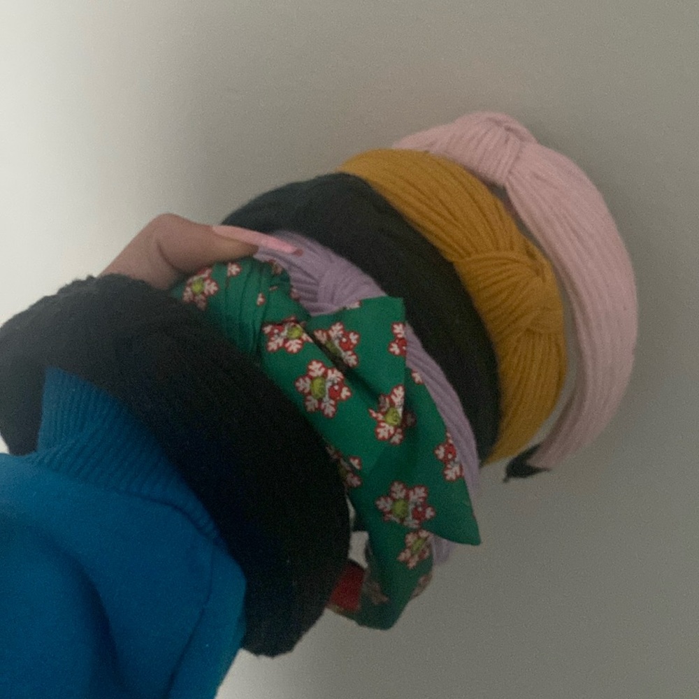 6 girl head bands